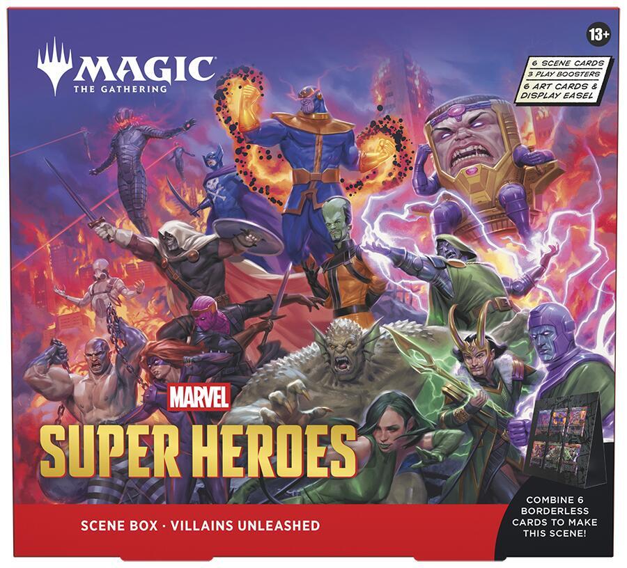 Pre-Order MTG Marvel Super Heroes Villains Unleashed Scene Box IN STORE PICK UP ONLY