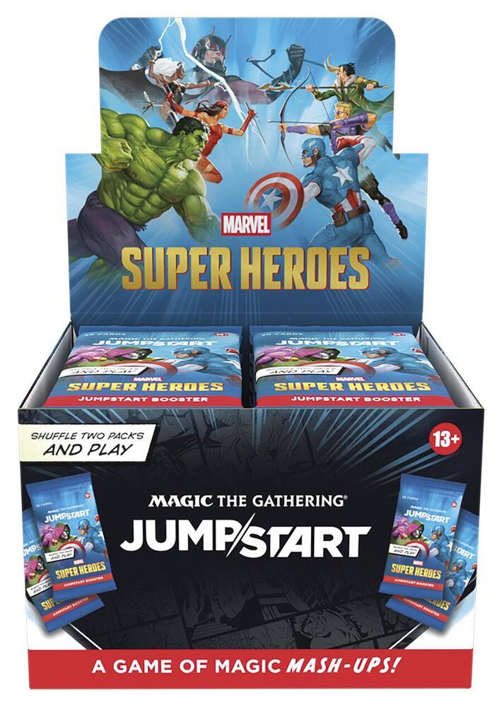Pre-Order MTG Marvel Super Heroes Jumpstart Booster Box IN STORE PICK UP ONLY
