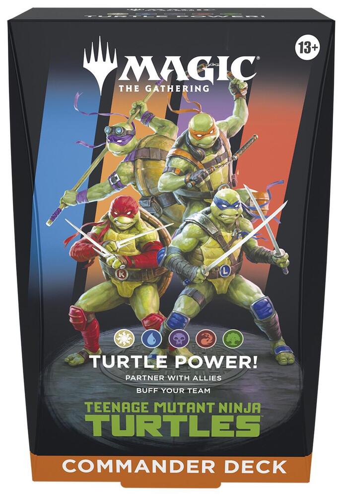 Pre-Order MTG Teenage Mutant Ninja Turtles Turtle Power! Commander Deck IN STORE PICK UP ONLY