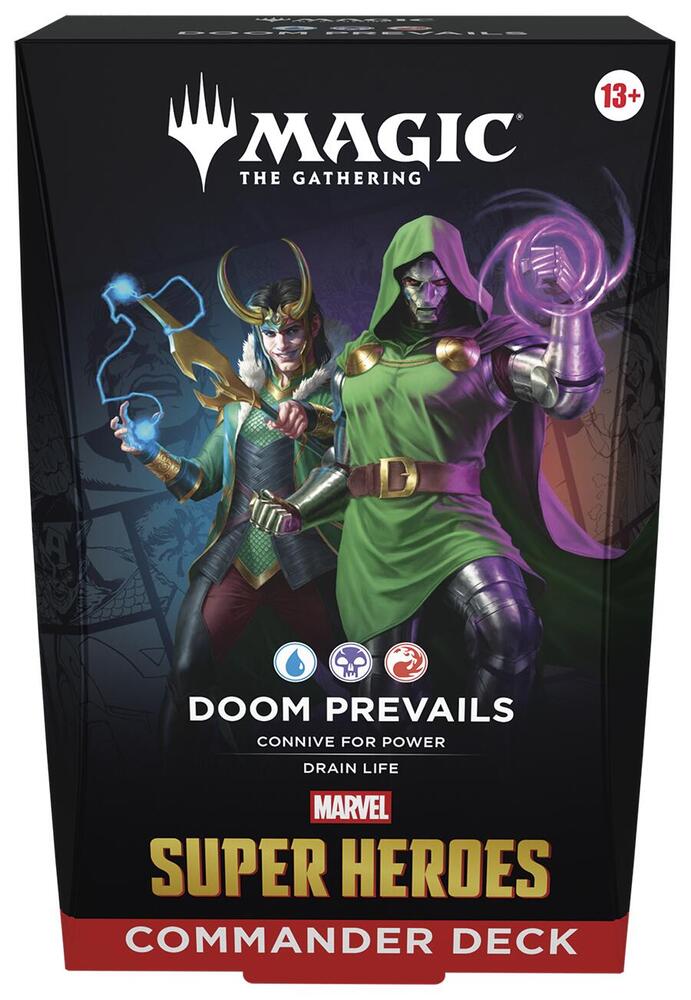 Pre-Order MTG Marvel Super Heroes Doom Prevails Commander Deck