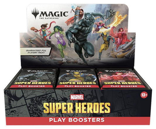 Pre-Order MTG Marvel Super Heroes Play Booster Box IN STORE PICK UP ONLY