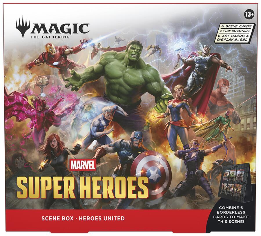 Pre-Order Marvel Super Heroes Heroes United Scene Box IN STORE PICK UP ONLY
