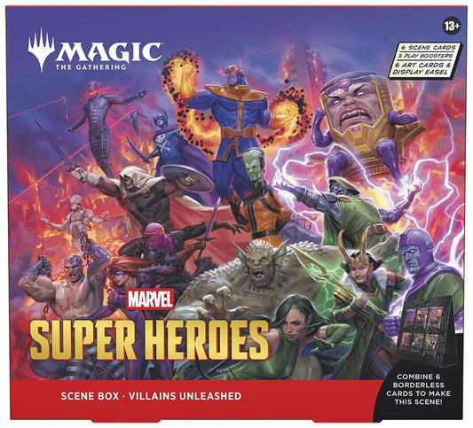 Pre-Order MTG Marvel Super Heroes Villains Unleashed Scene Box IN STORE PICK UP ONLY