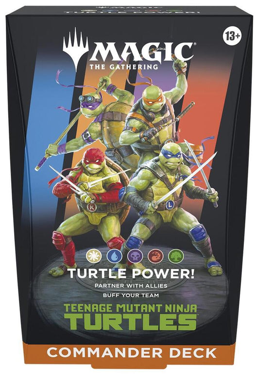 Pre-Order MTG Teenage Mutant Ninja Turtles Turtle Power! Commander Deck IN STORE PICK UP ONLY