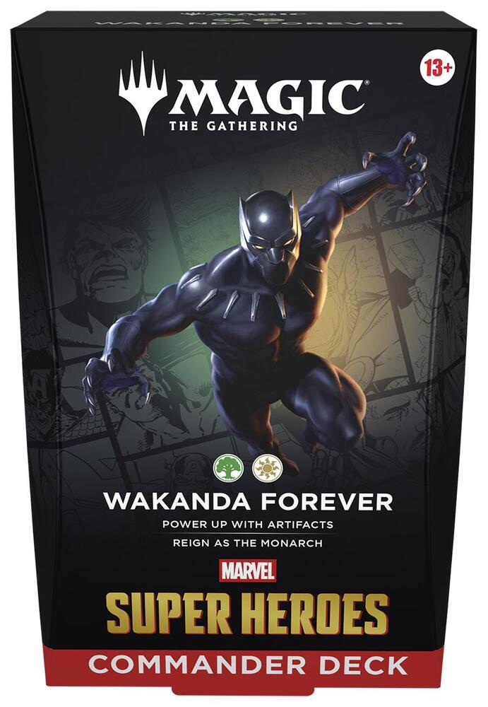 Pre-Order MTG Marvel Super Heroes Wakanda Forever Commander Deck