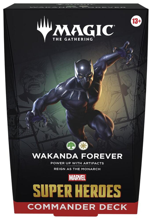 Pre-Order MTG Marvel Super Heroes Wakanda Forever Commander Deck