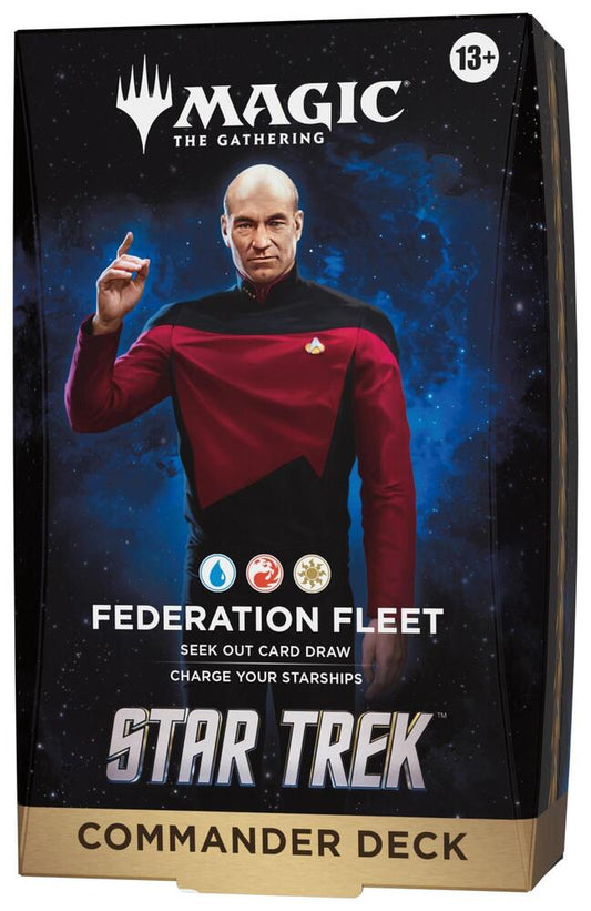 Pre-Order MTG Star Trek Federation Fleet Commander Deck IN STORE PICK UP ONLY